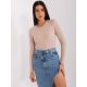 3. Beige gestreifte Bluse BASIC FEEL GOOD (RV-BZ-9207.41X)
