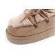 6. D.Franklin Damen Winter Schneestiefel, modisches Fellfutter, braun hoch