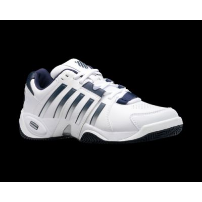 2. K-Swiss Herren-Sneaker ACCOMPLISH IV WEISS/PEACOAT/SILBER-M (07387-177-M)