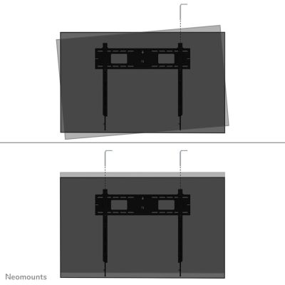 8. Neomounts WL30-750BL18 TV-Wandhalterung 2,49 m (98") Schwarz
