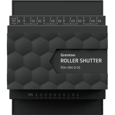 GRENTON Rollladenmodul x4, DIN, TF-Bus