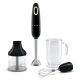 Smeg HBF03BLEU (101121) Stabmixer 700W Schwarz, Edelstahl