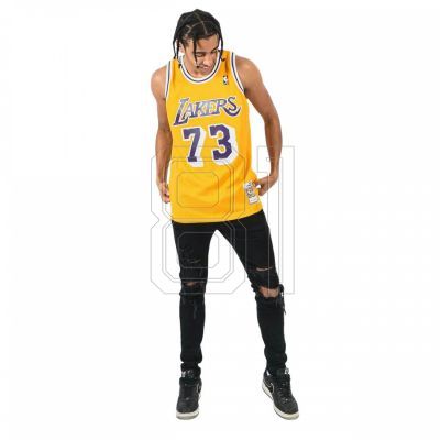 4. Mitchell & Ness Los Angeles Lakers NBA Swingman-Trikot Lakers 1998 Dennis Rodman M SMJYCP20064-LALGOLD98DRD