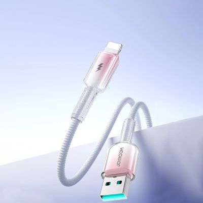 10. Joyroom S-A42 Crystal-Clear Serie 3A USB-A – Lightning Kabel 1,2 m – Weiß