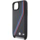 5. BMW M Edition Carbon Tricolor Lines & Strap Hülle für iPhone 15 Plus / 14 Plus – Schwarz