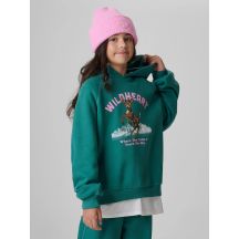 Lockerer Mädchen-Sweatshirt mit Kapuze 4F 4FJKAW26TSWSF3136-46S