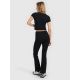 2. Strickleggings für Damen mit ausgestelltem Bein, Größe 4F 4FRAW25TTIGF320-20S