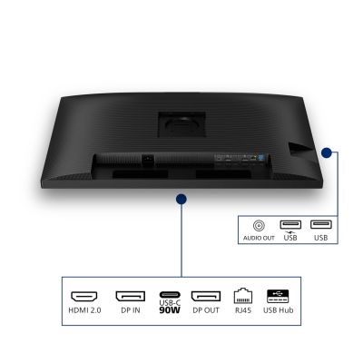 42. Philips Monitor 80,0 cm (31,5") 32B2U3601 16:9 HDMI+DP+USB-C