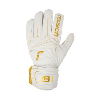 2. Reusch Attrakt AB1 Solid Junior Torwarthandschuhe weiß 5672003 1130