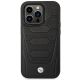 3. Hülle BMW BMHMP14L22RPSK iPhone 14 Pro 6.1" schwarz/schwarz Ledersitze Muster MagSafe