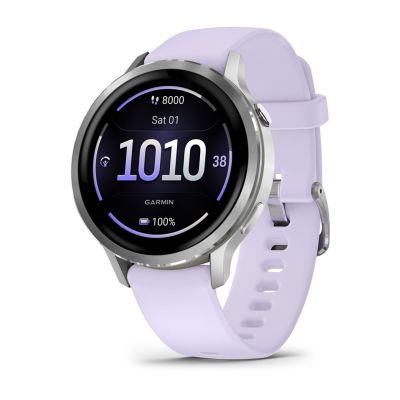 GARMIN Venu 4 41mm Grau Silber Periwinkle Smartwatch