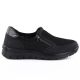2. Bequeme schwarze Damen-Textilschuhe Unisoft 9026