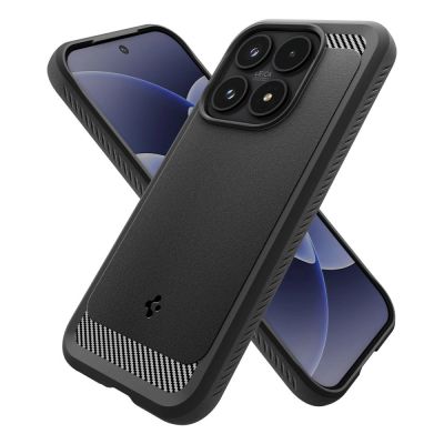 11. Spigen Rugged Armor Hülle für Xiaomi 17 - Schwarz