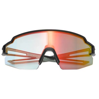 2. Rockbros Fahrradbrille Photochrom mit UV-Schutz und Korrektureinsatz Orange Gläser - Schwarz