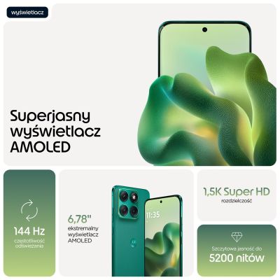 19. Motorola Moto Edge 70 Fusion 5G 8/256 GB Sportgrün Smartphone