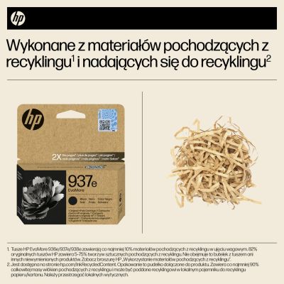 4. HP Original schwarze Tintenpatrone 937e EvoMore