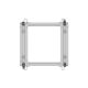 7. Open Rack 19'' 12U 600x600-1100 verstellbar grau Lanberg
