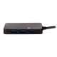 4. Hub NATEC Moth NHU-1342 (4x USB 3.0; schwarz)