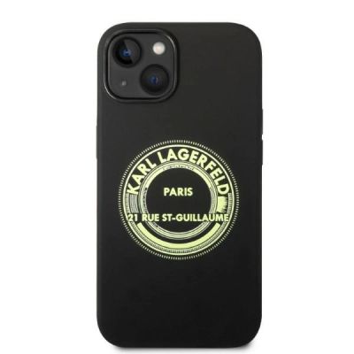 3. Karl Lagerfeld KLHCP14MSRSGRCK iPhone 14 Plus 6,7 "Hardcase schwarz / schwarzes Silikon RSG