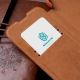 12. Nillkin Qin Leder Pro Hülle iPhone 14 Plus Kamera Cover Holster Cover Flip Case Braun