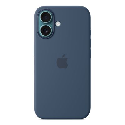 Apple iPhone 16 Silikonhülle mit MagSafe – Denim