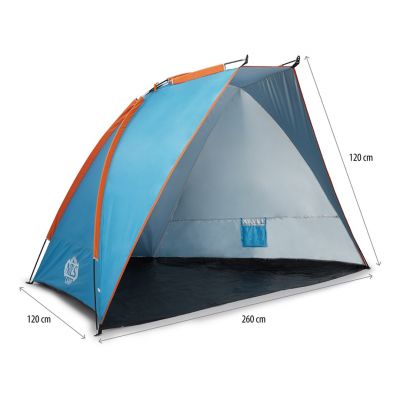 13. NILS CAMP NC8030 XXL blaues Strandzelt