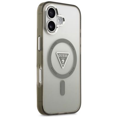 4. Guess IML Gradient Triangle Logo MagSafe Hülle für iPhone 17 - oliv