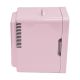3. Mini-Kühlschrank mit LED-Schminkspiegel ELLE Home ESDAFX08PUEU 8L lila