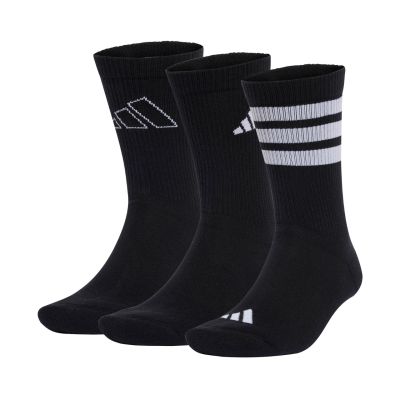 5. adidas Logo 3 Paar Socken Schwarz JI6315