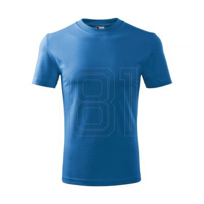 5. Malfini Basic Jr T-Shirt MLI-13814 azurblau