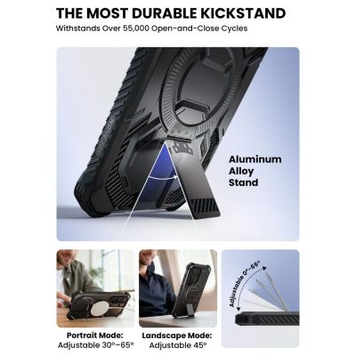 4. Supcase ArmorBox Mag MagSafe Hülle für Samsung Galaxy S26 - Schwarz