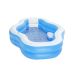 14. Bestway 54409 Aufstellpool, aufblasbarer Pool, oval, blau-weiß