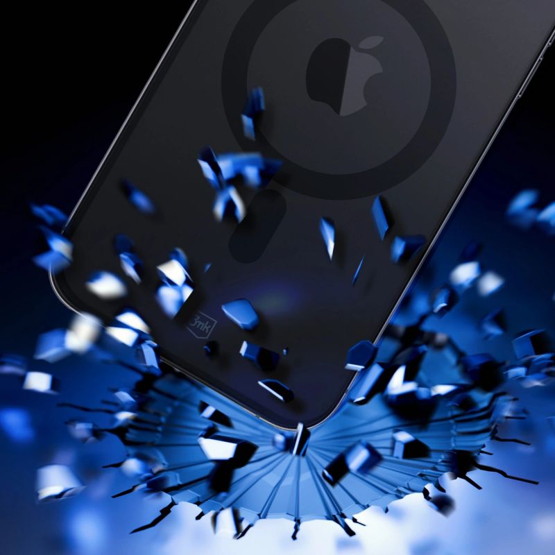 5. 3mk Smoke MagCase Hülle mit MagSafe für iPhone 14 Pro – durchscheinend