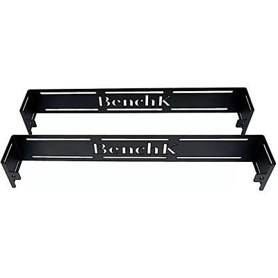 2. Schwarze Montagehalterungen für BENCHK WHB SB Sprossenwände