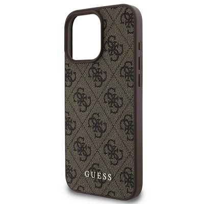 6. Guess 4G Classic Hülle für iPhone 16 Pro Max – braun