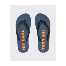 RIP CURL Icons Of Surf Bloom Offene Zehenpartie Marineblaue Herren-Flip-Flops