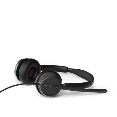 6. Epos Impact 460T USB-C kabelgebundener On-Ear-Kopfhörer + USB-A-Adapter