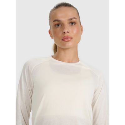 8. Damen-Langarmshirt, schnelltrocknend, Größe 4F 4FWAW25TFLOF415-11S