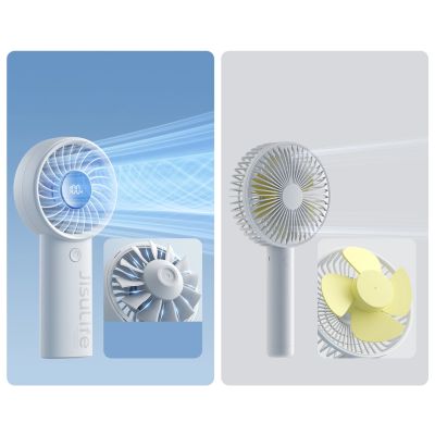 8. Jisulife Handventilator Life4 3600mAh Tragbarer USB-Ventilator - Grau