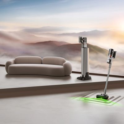 14. UWANT V800 Bodenstaubsauger mit automatischer Entleerungsstation – Grau