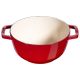 3. Staub Fondue-Set – 18 cm, Rot