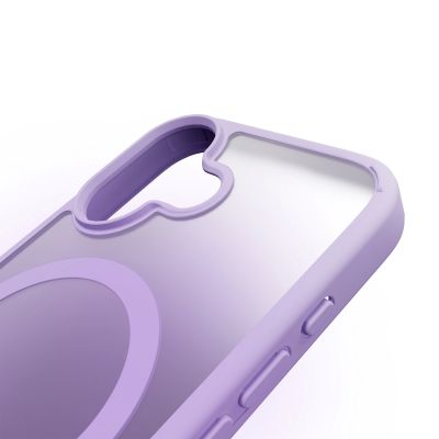 7. Puro Gradient TPU MagSafe-kompatible Hülle für iPhone 17 - Lila