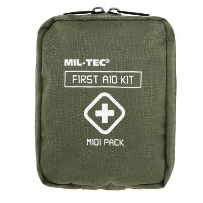 Mil-Tec Erste-Hilfe-Set Midi-Pack – Olivgrün