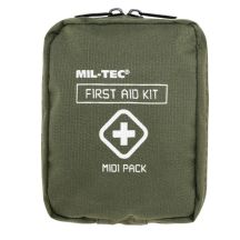 Mil-Tec Erste-Hilfe-Set Midi-Pack – Olivgrün