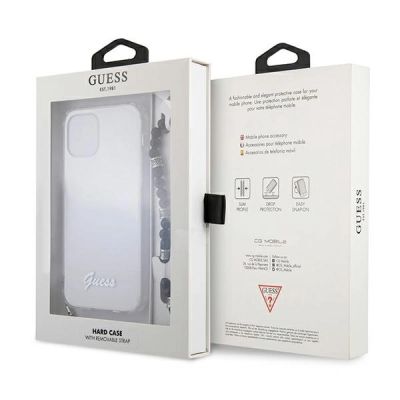8. Guess GUHCP12LKPSBK iPhone 12 Pro Max 6,7" Transparente Hardcase Black Pearl