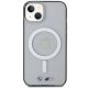 3. BMW BMHMP14SHCRS iPhone 14 6.1" Hülle transparent Hardcase Silver Ring MagSafe