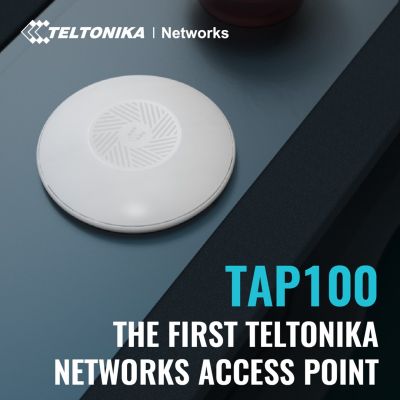 6. Teltonika Accesspoint TAP100 2x1 Wi-Fi 4 300Mbit 1x 10/100 15W PoE - Access Point - 0,1 Gbit/s 300 Mbit/s Weiß PoE-Unterstützung