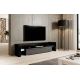 TORO 200 TV-Schrank, schwarz/grau glänzend