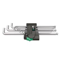 Wera 05073594001 Inbusschlüssel L-förmiger Inbusschlüsselsatz metrisch/imperial 9-teilig.