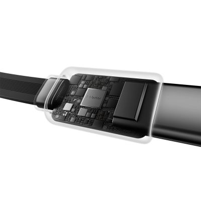 7. Cuktech CC903P 100W Kfz-Ladegerät mit Display und 70 cm langem, einziehbarem USB-C-Kabel – Grau